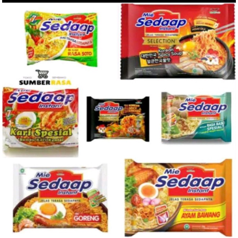 

VARIAN MIE SEDAAP 5 PCS