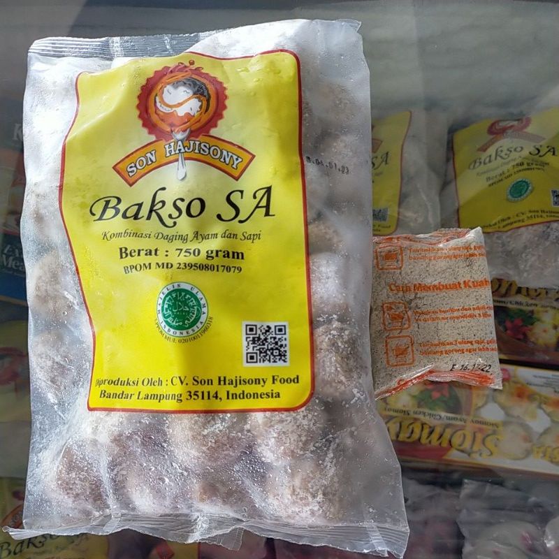 

Bakso Sony SA Lampung 750 gr + Bumbu Bakso