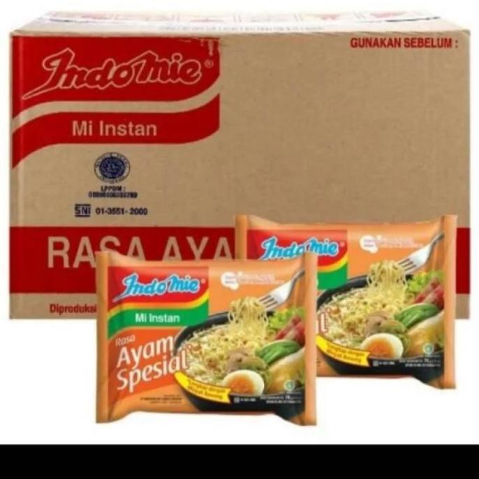 

yang dicari] INDOMIE Mie Kuah Ayam Special Mie Instan 70Gr [1 Dus / 40 Pcs]