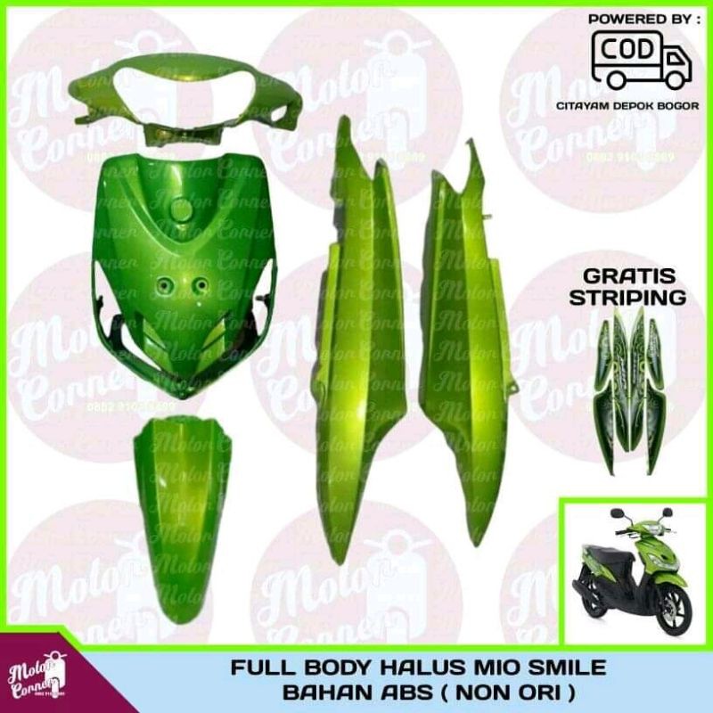 Full Body Mio Smile, Plus Striping / Body Full Halus Mio Smile