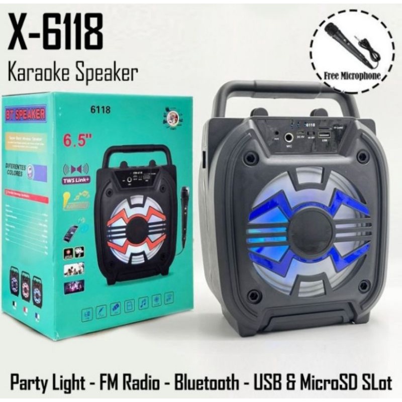 Speaker Bluetooth  XTM 6118 bonus Mic