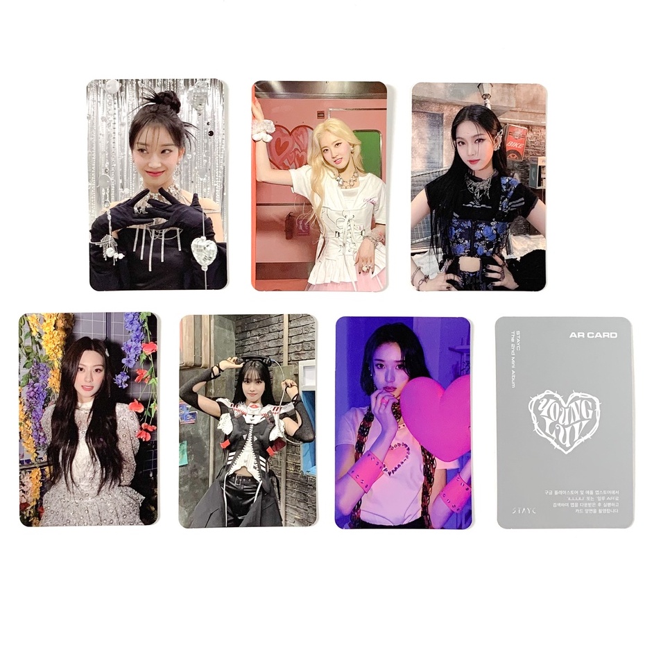 [sharing] STAYC Album - YOUNG LUV COM Photocard / AR / Polaroid / Folded Poster