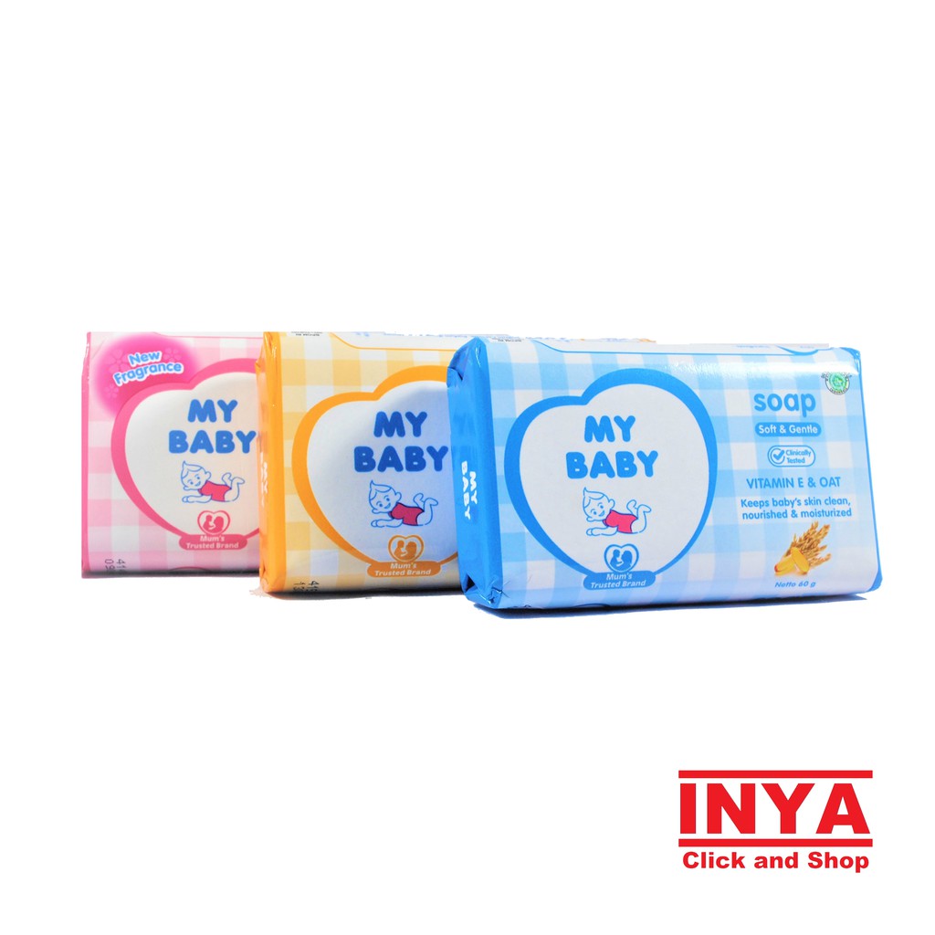 MY BABY SOAP FRESH FRUITY, HONEY AND OLIVE OIL 60gr - Sabun Bayi