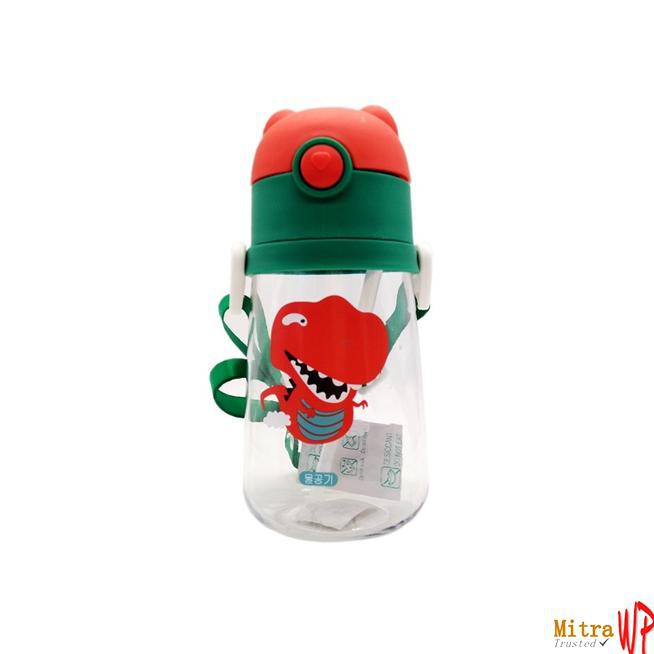 Shku Botol Minum Anak Lucu Motif Bear 480Ml - Botol Minum Lucu H-332 - Biru 6Fbc