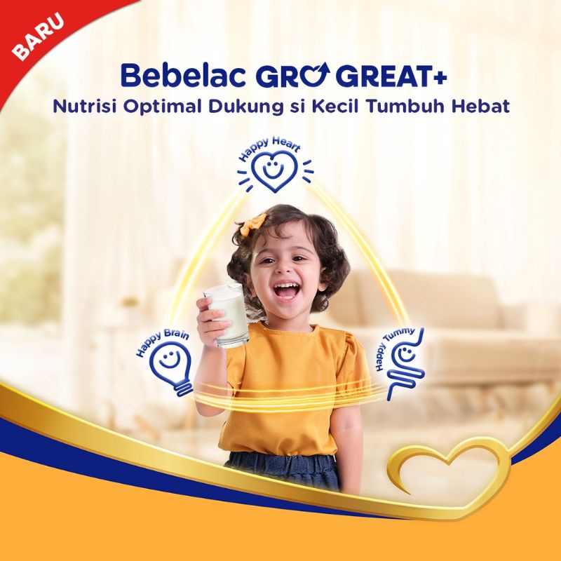 Bebelac 3 Rasa Vanilla dan Madu Susu Pertumbuhan Bubuk 400 gr