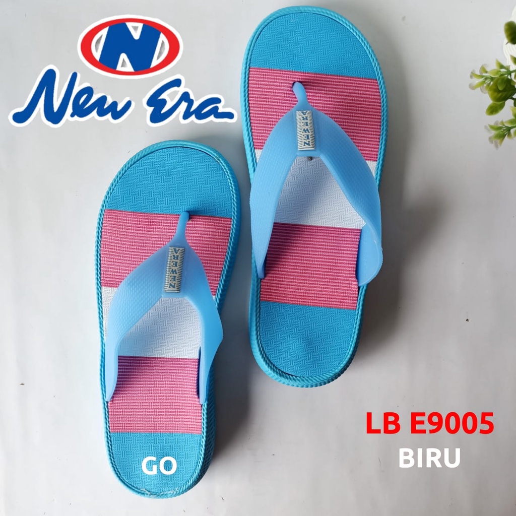 sogo New Era LB-E9005 Sandal Jepit Casual Wanita Motif Pelangi Sandal Jepit Karet Anti Air Terbaru Murah Nyaman Kekinian