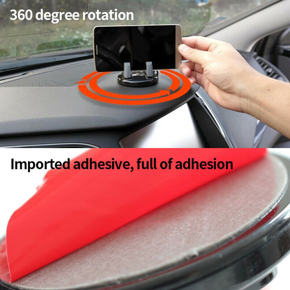 Non Slip Phone Holder Silicone Pad Rack Dudukan Dashboard Mobil Holder Cradle Untuk Ponsel Universal Rak Oragnizer