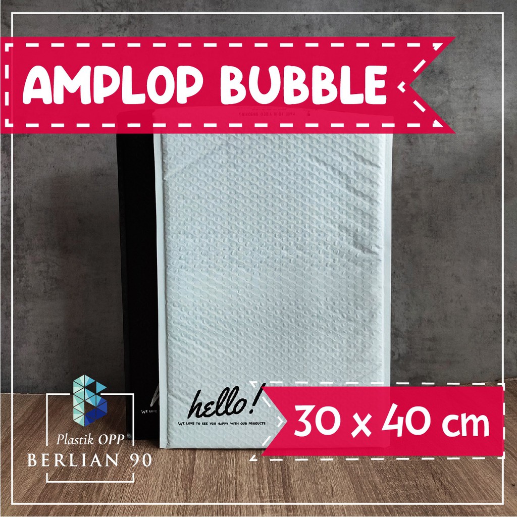 

( ECER ) 30x40 cm Amplop Bubble / Plastik Packing Bubble Mailer Termurah