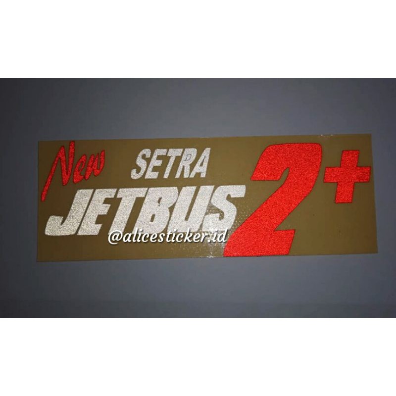 STIKER JETBUS