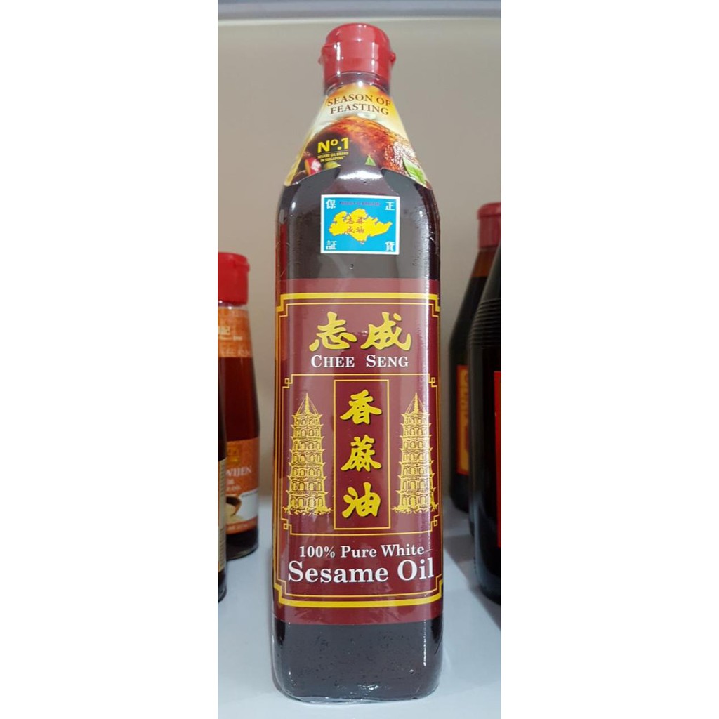 MINYAK WIJEN PAGODA CHEE SENG PURE WHITE SESAME OIL 750 ML SINGAPORE