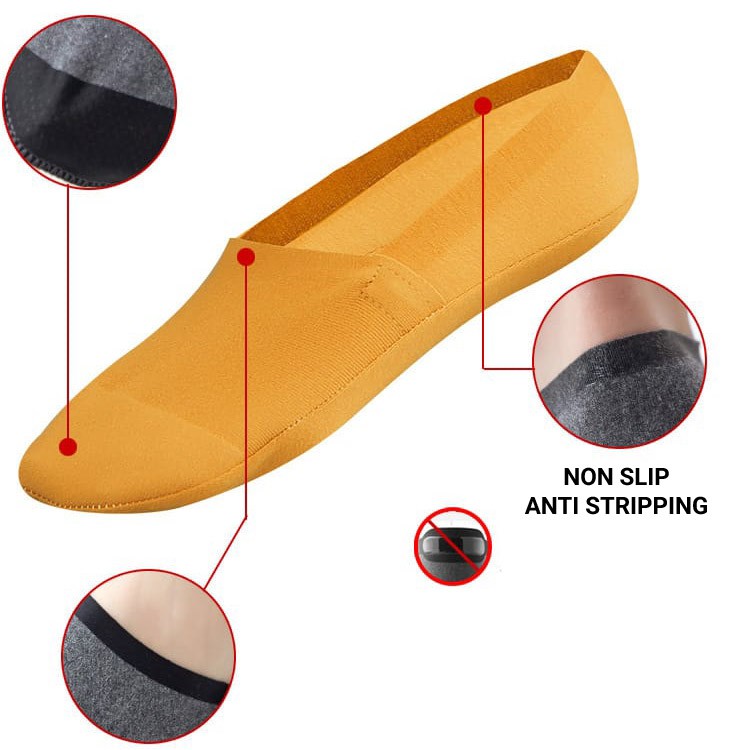 Kaos kaki hidden socks Invisible | Health Socks Bahan Cotton & Nylon Image 4