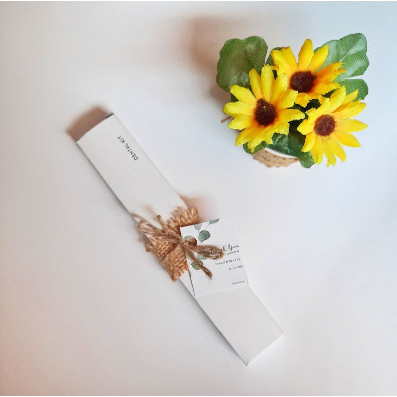 souvenir pernikahan rustic souvenir sikat gigi