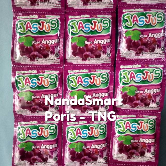 

Jasjur anggur per renteng isi 10 sachet