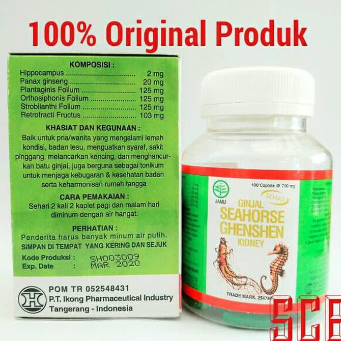 Diskon Obat Sehat Ginjal Seahorse Ghenshen Kidney Terbaru