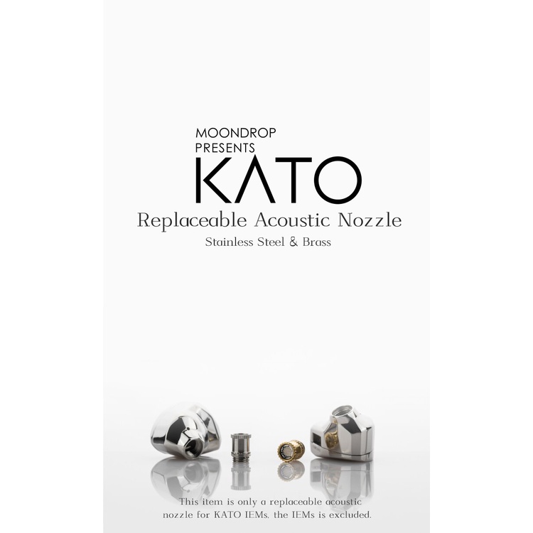 MOONDROP KATO Replaceable Co. Acoustic Nozzle Earphone Accessories Stainless Steel amp Brass