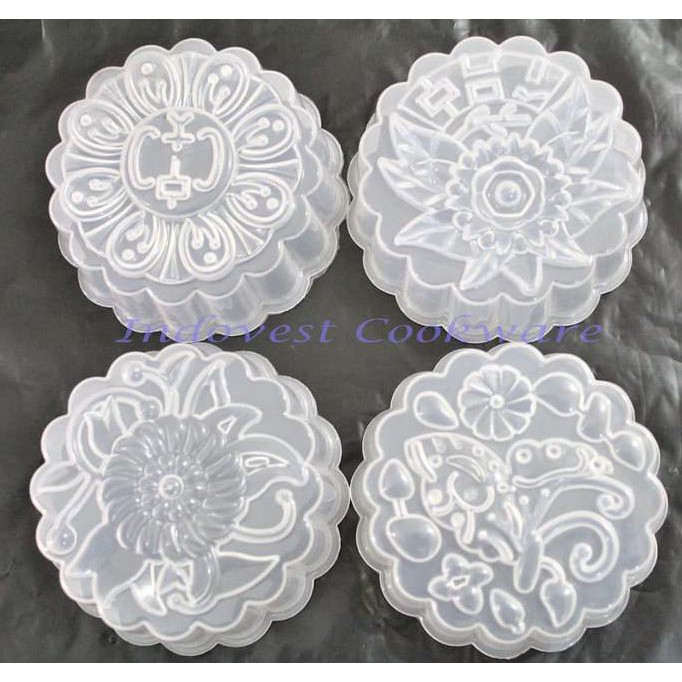 Icum4107 Cetakan Plastik Cetakan Puding Lusinan Aneka Motif C7