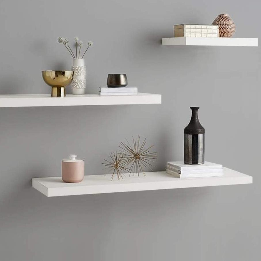 H-AAO> ♫> Rak Dinding Kayu Rak Buku Minimalis Hiasan Dinding Dekoratif Papan Rak Ambalan Premium Ter