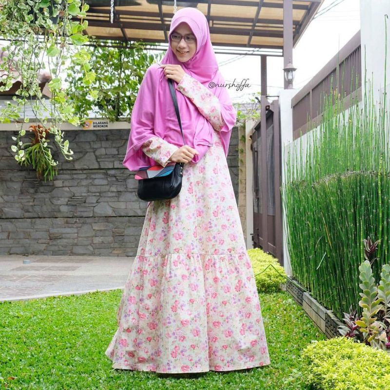 Samaira Flower SF2/Dress Fenuza/Gamis Fenuza/Gamis Syari