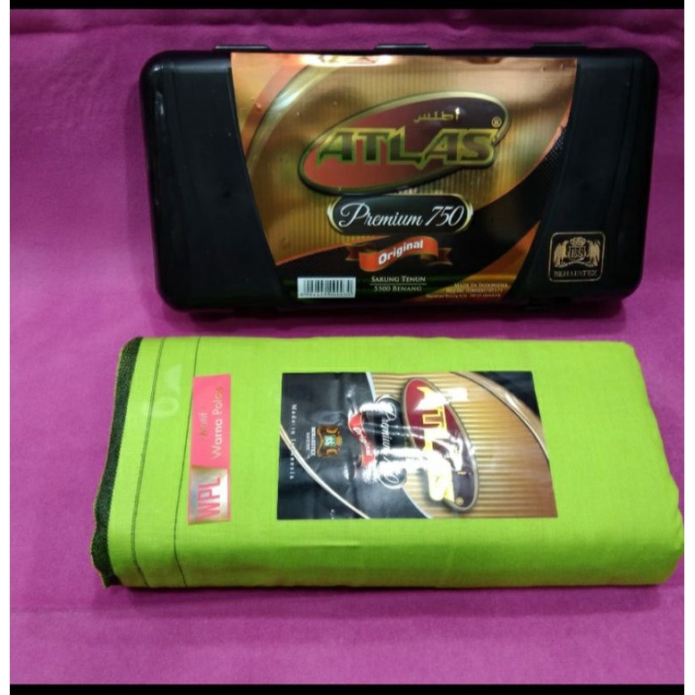 Sarung Atlas Premium 750 Cepe Polos Warna