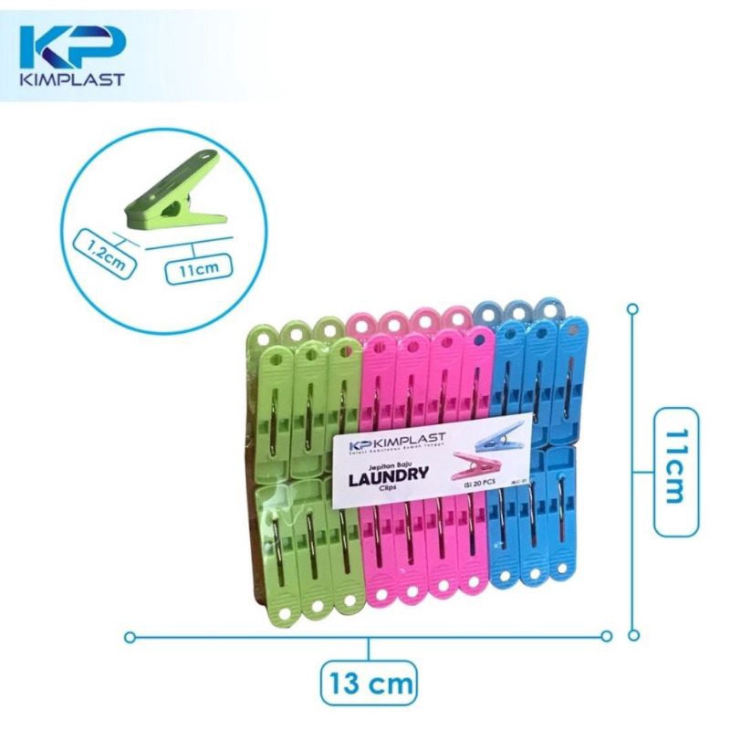 Jepitan baju jemuran jepit jemuran baju warna warni unik isi 20pcs