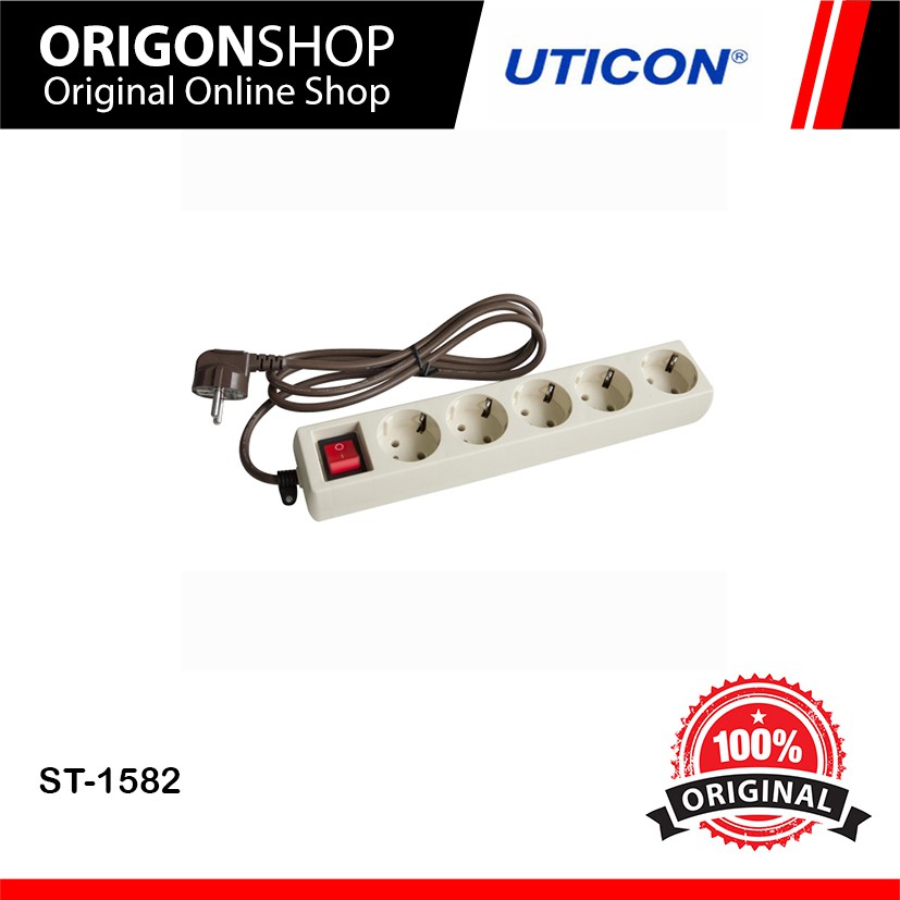 Uticon ST-1582 Stop Kontak 5 LB