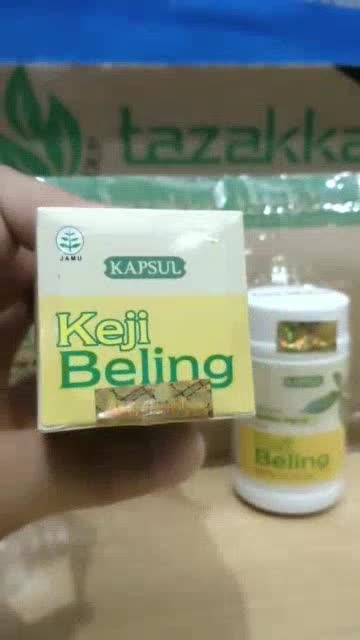 Tazakka Daun Keji  Beling  Kapsul Original Obat  Penghancur 