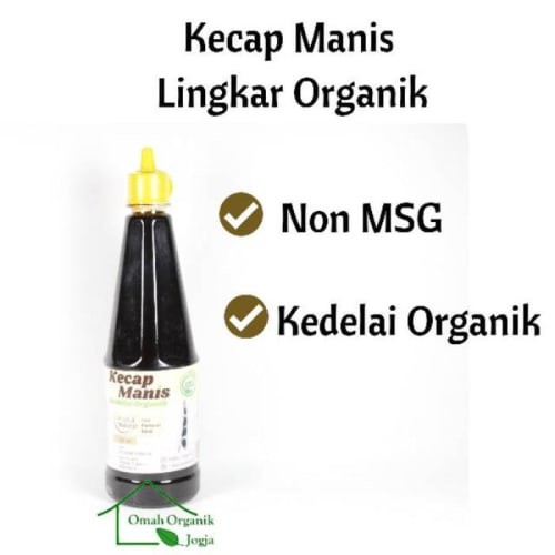 LINGKAR ORGANIK KECAP MANIS KEDELAI HITAM ORGANIK 150ML DAN 350ML