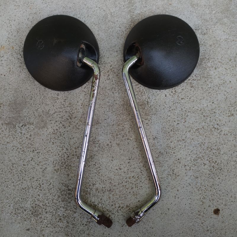 spion sepion bulat kanan kiri motor yamaha V80 V75 original copotan motor murah