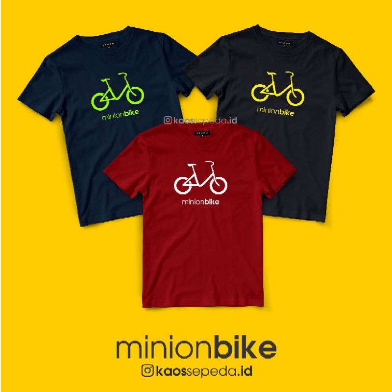 Kaos Sepeda Minion - Minion Bike - Kaos Sepeda