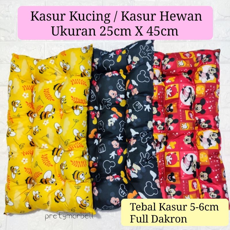 Kasur Kucing Ukuran 25cm X 45cm / Bantal Alas Tidur Hewan Murah