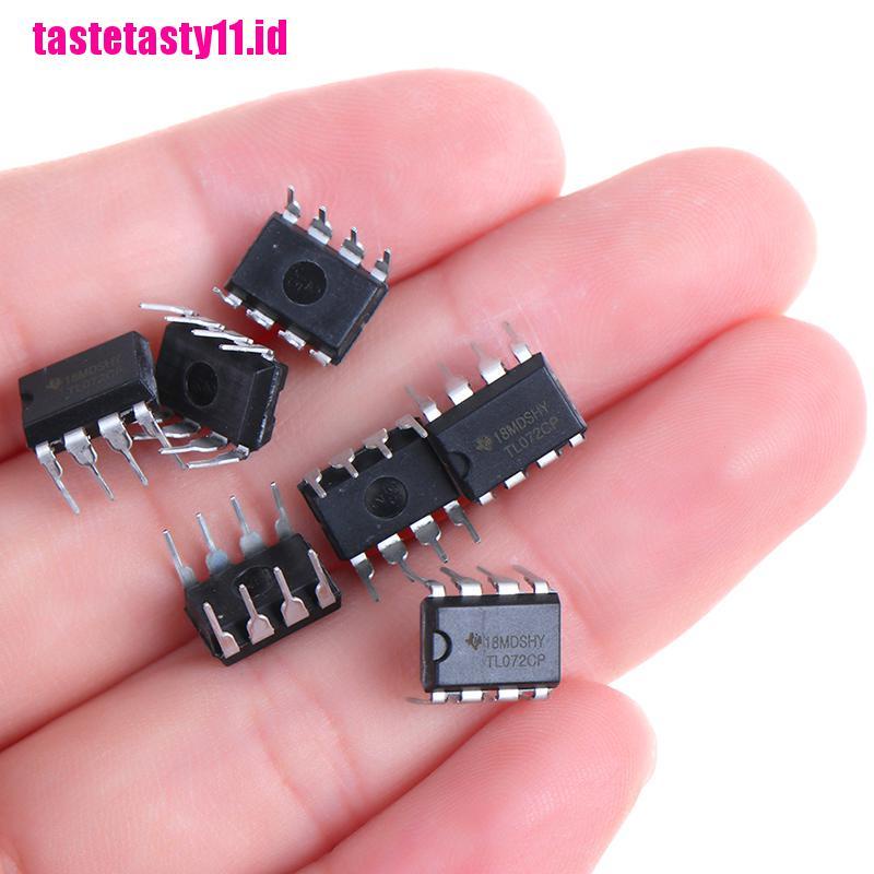 10pcs TL072CP IC Inline DIP-8 Operasi Ganda