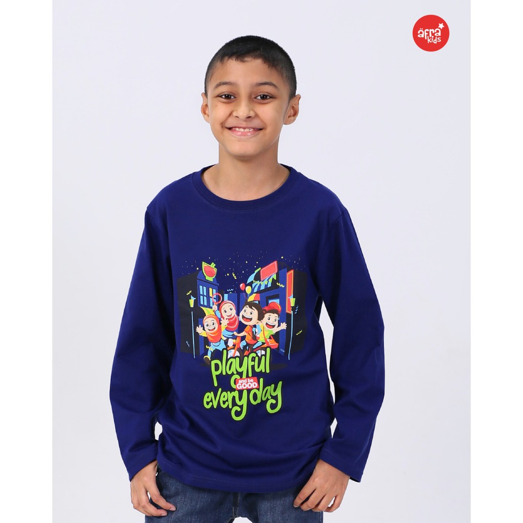 Kaos Anak Laki-Laki Afrakids Lengan Panjang AF289