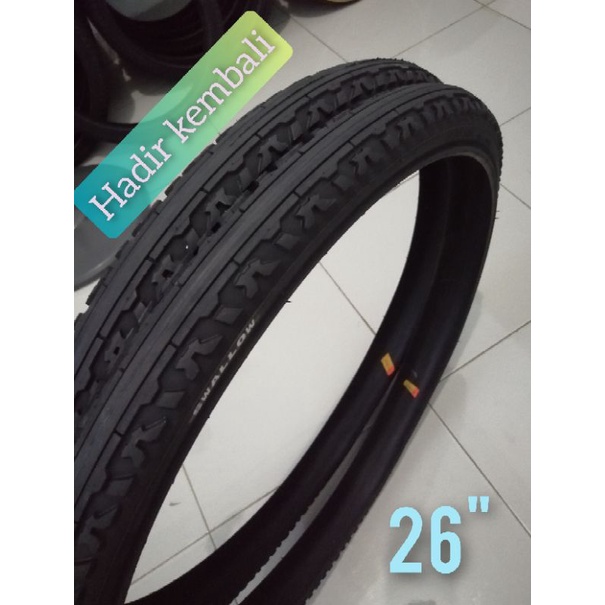 BAN LUAR SEPEDA 26 X. 1.90 UNTUK UKURAN SEPEDA MTB 26 MEREK SWALLOW DELI TIRE