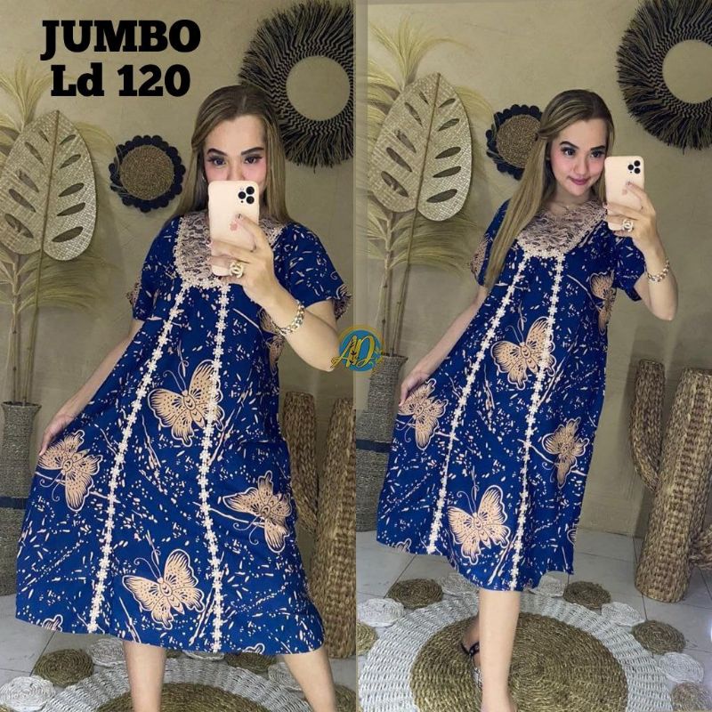 Daster Arab Jumbo Motif Kupu