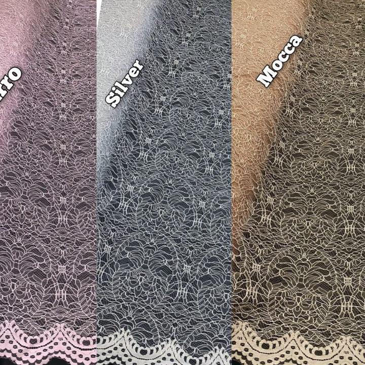 NEW Kain santili premium meteran/ chantily terbaru/ bahan kain-meteran santily mewah