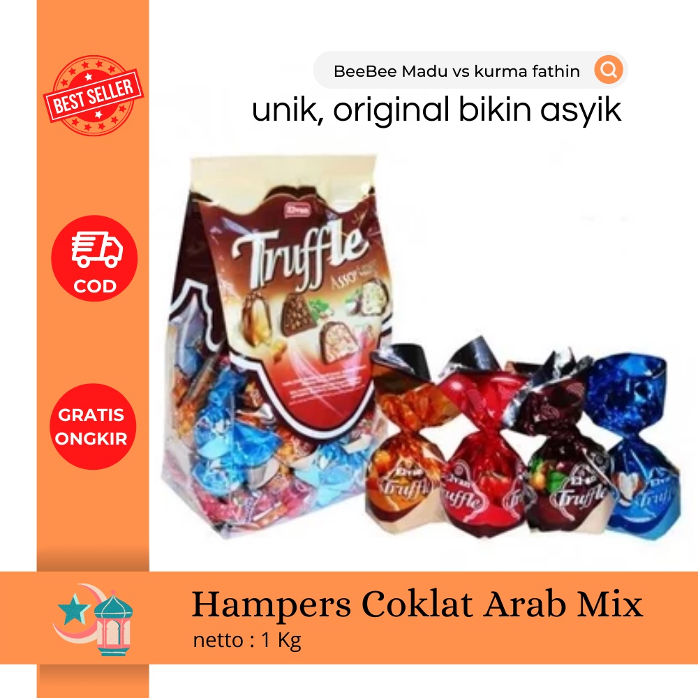 

Coklat Arab Mix 1 Kg Cokelat Turki Oleh Oleh Haji Original Murah
