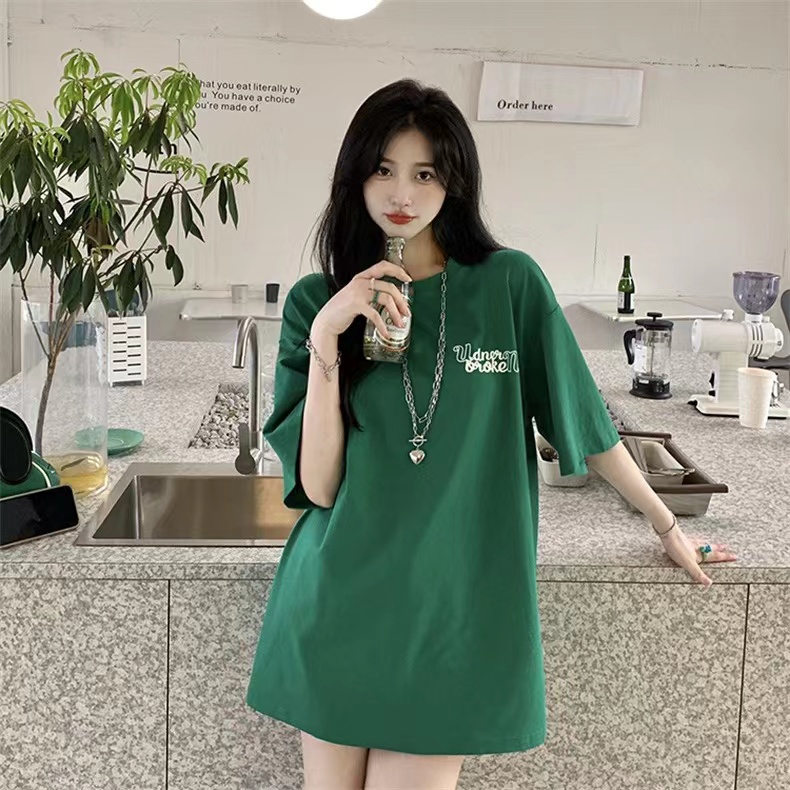 Atasan Kaos Wanita Korean Fashion /Baju Cewe Oversize/ Atasan Young T-shirt Import