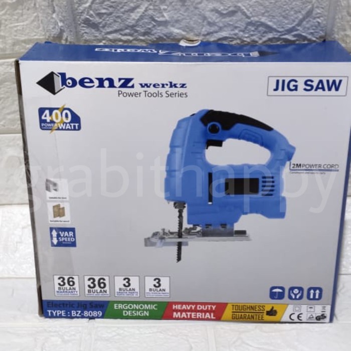 MESIN GERGAJI POTONG KAYU BENZ / Ukir / JIGSAW BZ 8089