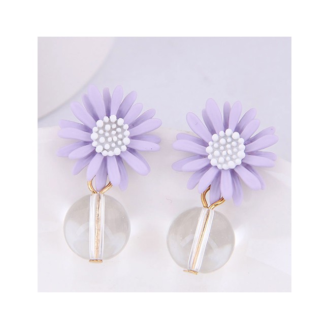 LRC Anting Tusuk Fashion Chrysanthemum Earring A58447
