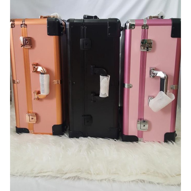 Beauty case / Tempat makeup kotak kosmetik Lampu