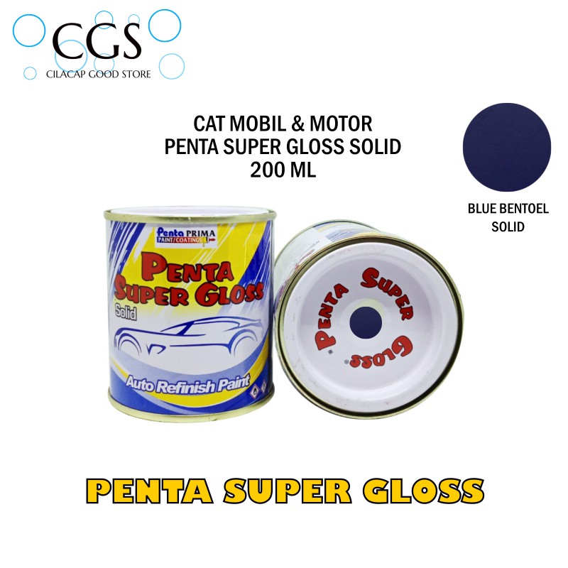 CAT PENTA BLUE BENTOEL 5719 200 gram - penta biru gelap - cat mobil biru - cat penta super gloss - c