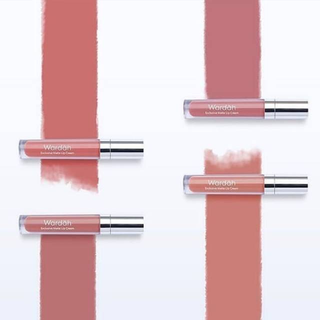 WARDAH EXCLUSIVE MATTE LIP CREAM (varian NUDE)