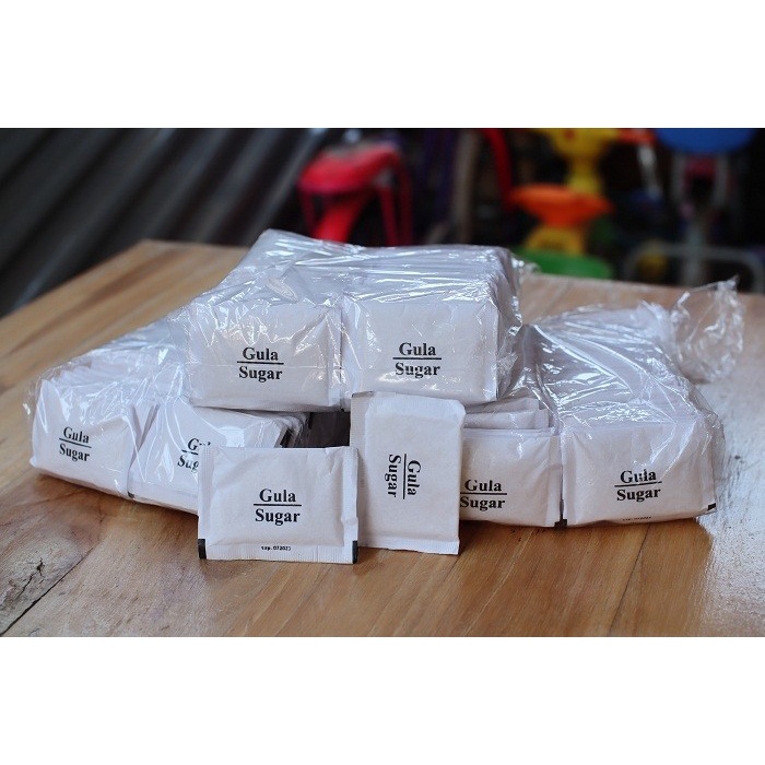 

White Sugar / Gula Putih Sachet Kotak 8 Gr Untuk Kebutuhan Hotel, Restoran dan Cafe