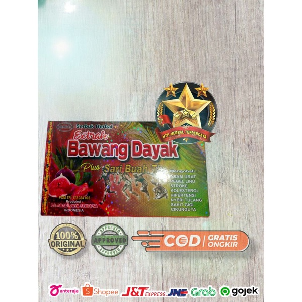 

Jamu Pegalinu Asam Urat Bawang Dayak Original 100%,