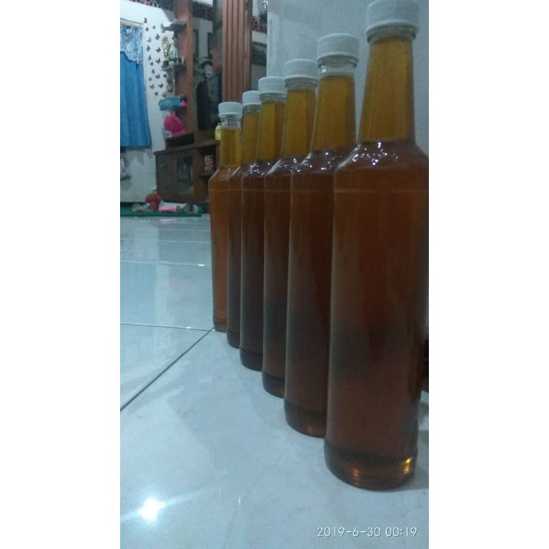 

madu asli penagkaran sendiri ukuran botol marjan