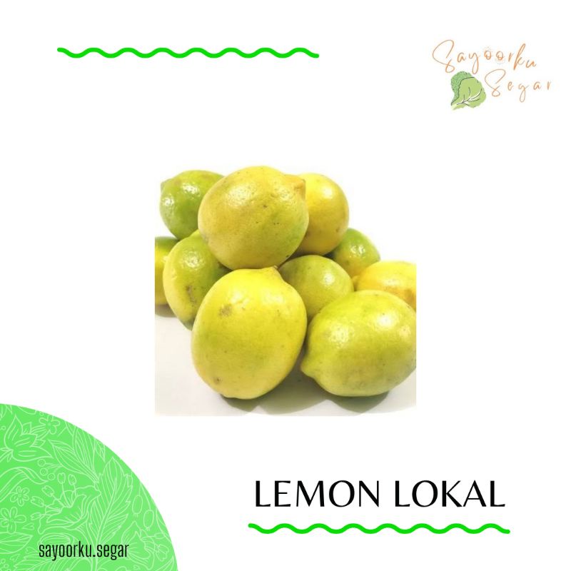 

KIRIM BESOK Lemon Lokal / import / lemon kuning 1 pack