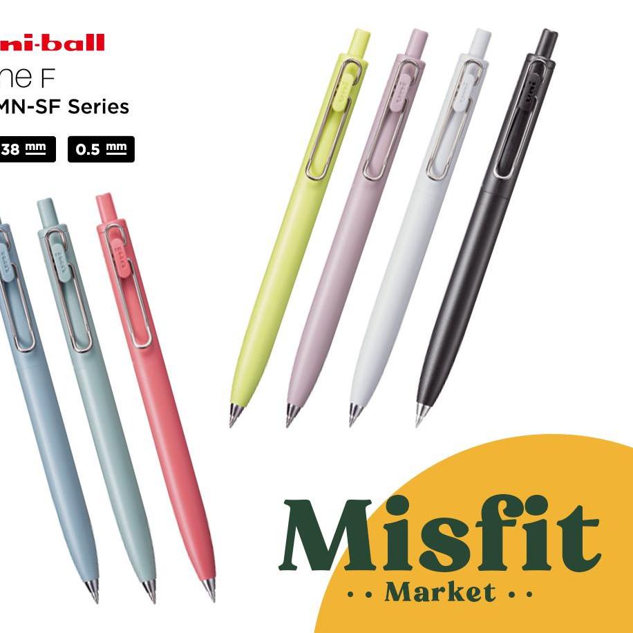 

U7Y♞ Uni Ball One Feel Series UMN-SF Series 0.5 mm Gel Pen BallPoint Barang Baru