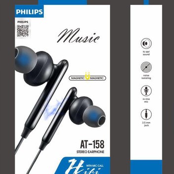 earphone hf headset headphone handsfree PHILIPS AT-158