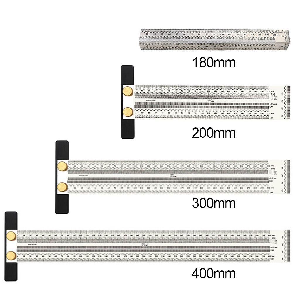 Solighter Penggaris Pengukur Tipe T Untuk Tukang Kayu