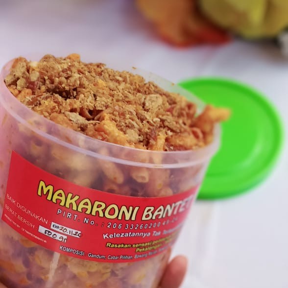 

Makaroni BANTET PEDAS EXTRA Kemasan ±600Gr - PEDAS LEVEL 1-17